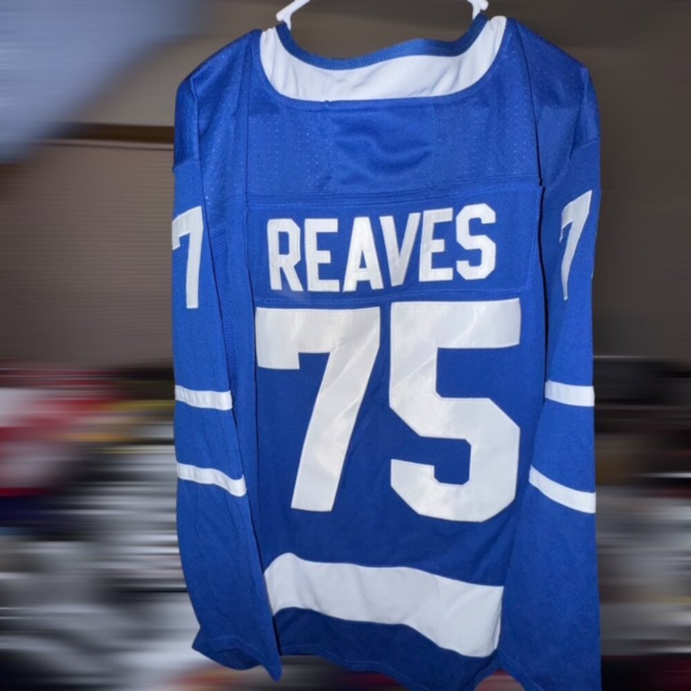 RYAN REAVES MAPLE LEAFS CUSTOM JERSEY BRAND NEW SIZE LARGE NICE!!